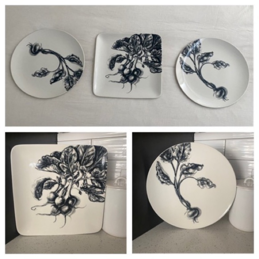 COPY - Serving Platters/Trays Large Studio M Pottery Set of 3